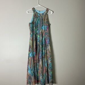 Tommy Hilfiger Vibrant Paisley Maxi Dress